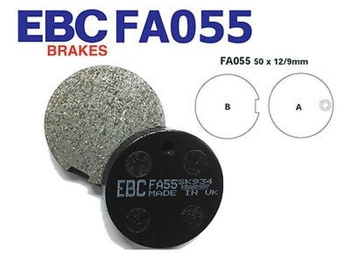 Par pastillas EBC Fa055 732.62.67 Kawasaki 900 Z1 1974-1975