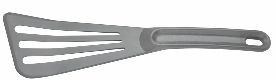 Mercer Culinary Hell's Tools High-Heat 12" Slotted Spatula | Gray - Image 1 of 1