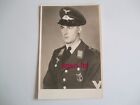 Original Foto / Portrait  Soldat Offizier der Luftwaffe mit Flakkampfabzeichen