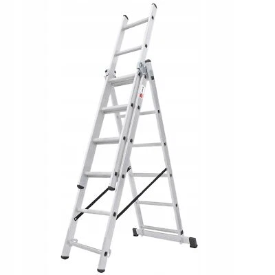 KADAX Multifunktionsleiter, Vielzweckleiter aus Aluminium, bis 150kg - Bild 1 von 4