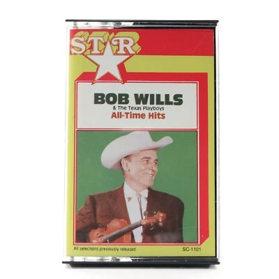 Bob Wills & The Texas Playboys All-Time Hits (Cassette Tape 1985 Star) 4XLL-9262 - Image 1 of 4