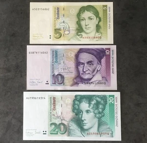 💎➰ 35 D-Mark DM Deutsche Mark Scheine 💥 Banknoten der Serie "BBk Ill/llIa" ➰💎 - Bild 1 von 7
