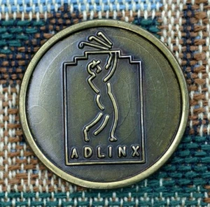 Marcador de pelota de golf de 1" ADLINX RARO_Vintage_ - Imagen 1 de 1