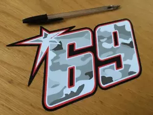 Nicky Hayden Rennnummer 69 (groß) - UK VERKÄUFER - Bild 1 von 1