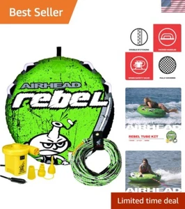 Leichtes 1 Reiter Angeln Schlepprohr Kit mit schwerer PVC Blase - Bild 1 von 7