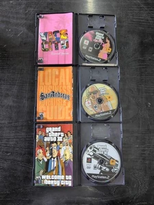 Lot of Grand Theft Auto Games for Playstation 2 (PS2) Bundle, Vice, 3, & Andres - Picture 1 of 2