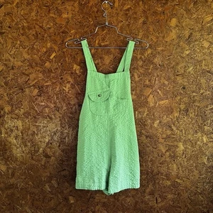 Urban Outfitters Romper Womens XS Green Overall Cotton - Picture 1 of 9