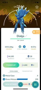 ¡Forma de origen Dialga con respaldo! ¡Registrado o no registrado! ¡30 días de amistad! - Imagen 1 de 1