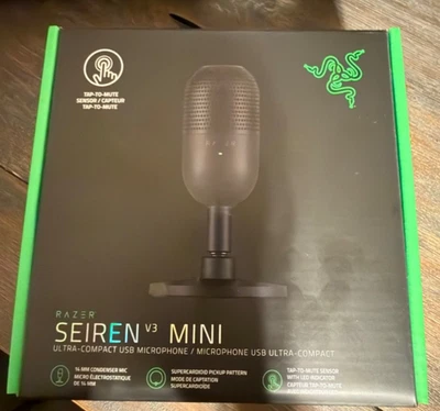 Razer Seiren V3 Mini Ultra-Compact USB Microphone NIB - Image 1 of 2