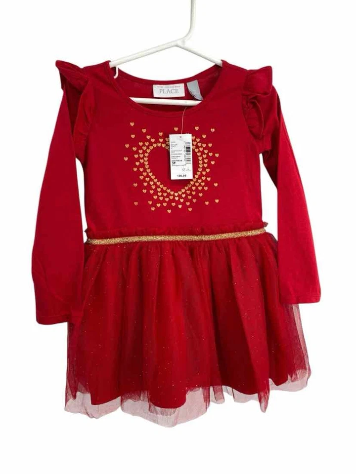 Childrens Place Kids 尺码 3t 新裙 — 第 1/1 张图片