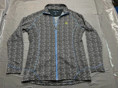 Magnolia Lane Tech Womens Jacket Sweater M Black White Augusta Masters Full Zip - Image 1 of 4