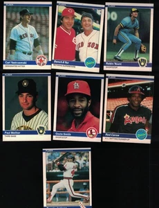 1984 Fleer Baseball Star Lot 7 * HOF * YOUNT, SMITH, REGGIE + * - Bild 1 von 1