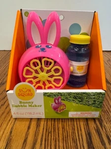 Sun Squad Bunny Bubble Maker Pink 4 fl oz New - Picture 1 of 7