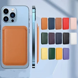 Magnetic Leather Wallet Case for iPhone 16 15 14 13 12 Pro Max Samsung S24 Ultra - Bild 1 von 20