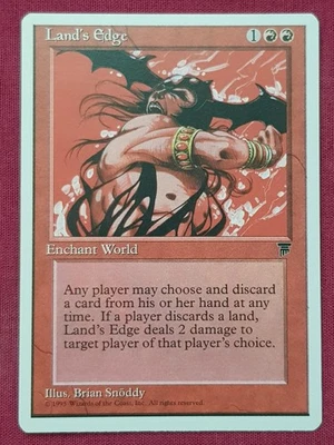 Magic The Gathering CHRONICLES LAND'S EDGE red card MTG - Image 1 of 2
