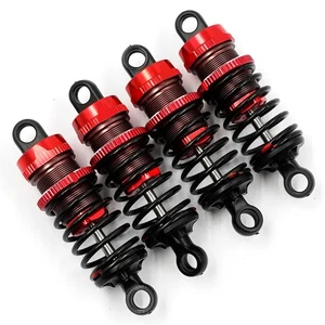 Amortiguador Yeah Racing aluminio Big Bore Go 50 mm rojo 4 piezas para 1/10 RC Touring Car - Imagen 1 de 6