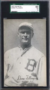 1922 Exhibits, Dana Fillingin, Boston Braves, SGC60 - Picture 1 of 2