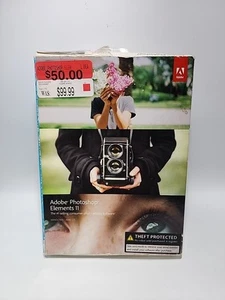 ADOBE PHOTOSHOP ELEMENTS 11 SOFTWARE WIN+MAC DISCS W/KEY USED - Picture 1 of 1
