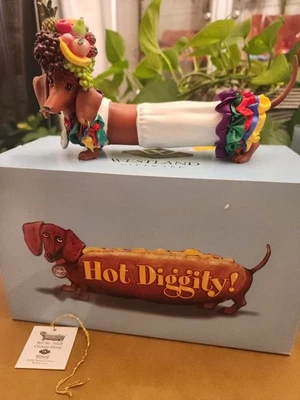 2006 Westland Hot Diggity Dog Dachshund + Box - Chicketa #16529 - Image 1 of 4