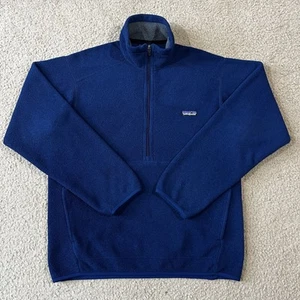 Patagonia Mens Synchilla Marsupial Blue 1/2 Zip Pullover Fleece Size Small - Picture 1 of 6