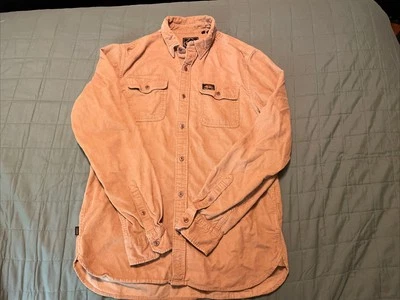 Superdry Work Wear brown Corduroy Button Up Size Medium - Image 1 of 4
