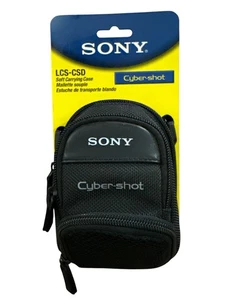 Sony CyberShot Kamera Soft Tragetasche schwarz LCS-CSD mit Gurt BRANDNEU - Bild 1 von 5