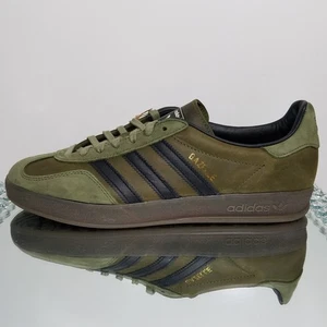 adidas Gazelle Indoor Leather "Focus Olive" Green - Men's Size 11.5 - IH4772 - Picture 1 of 10