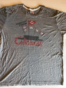 Hommage Cincinnati Reds Riverfront Stadium 2XL T-Shirt - Bild 1 von 6