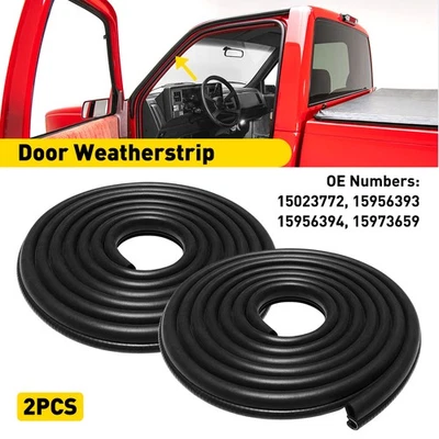 Juego de 2 sellos de goma para puerta para Chevy GMC Suburban C/K 1500 2500 3500 Foto 1 de 4