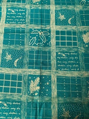 Holiday Editions By Fabri-Quilt, Design #864 - Christmas, Holly, Green And Gold - Image 1 of 4