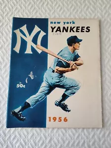 New York Yankees Programm 1956 Official Team Pictures, Records, Facts - Bild 1 von 14