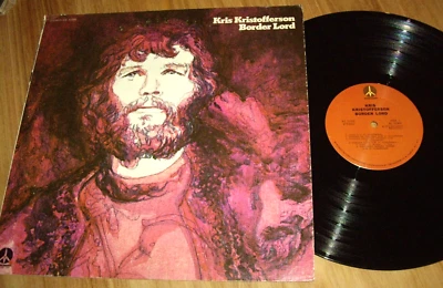 KRIS KRISTOFFERSON *USA 1st Press 12"  LP ' BORDER LORD ' 1972 VGC+ - Image 1 of 2