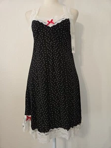 HONEYDEW Womens Chemise NWT Stretch Fabric Nightgown Size L Lace Trim,Form Fit - Picture 1 of 7