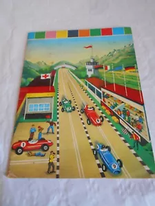 Vintage colouring book 1964 transport racing cars go karts TEE Motorbikes - Picture 1 of 14