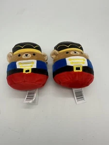 Two (2) Braven The Nutcracker Bear Squishmallows 5" - Picture 1 of 6