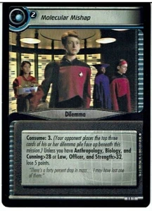 STAR TREK CCG 2E TO BOLDLY GO RARE CARD MOLECULAR MISHAP 8R11 ex - Bild 1 von 1