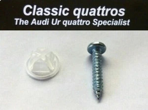 10 FRONT-REAR BUMPER SKIRT SCREW-PLUG FIXINGS AUDI UR QUATTRO TURBO COUPE/80/90 - Picture 1 of 3