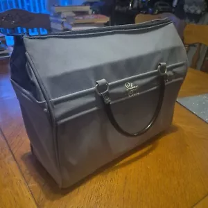 Bolso Cochecito Gris Cruz Plateado Vintage - Imagen 1 de 5