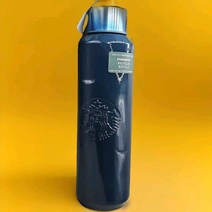 Starbucks Collectible Recycled Glass Water Bottle 22 ozTumbler Iridescent Cap - Bild 1 von 9