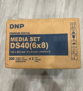 DNP DS40 6x8" Kit multimédia d'impression photo à sublimation de teinture (DS40PK68) - Photo 1/3