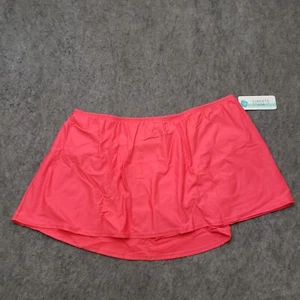 NEW Sunsets Bikini Skirt Womens 22 Pink Swim Suit Bottoms Beach Plus Ladies B3 - Picture 1 of 10