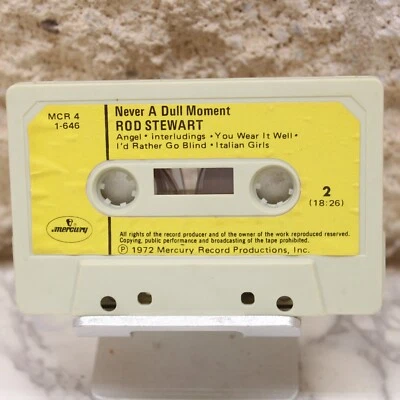Rod Stewart Never a Dull Moment Cassette Tape ONLY - Image 1 of 3
