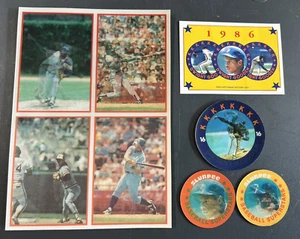 Lenticular Lot of 5: 1987 Sportflics Gooden Ripken Brett + 1986 7-11 Gooden - Picture 1 of 7
