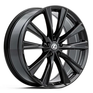 21" LEXUS RX350 RX450 RX500 WHEELS GT FORM REDOX GLOSS BLACK 21X8 5X114.3 +38 - Picture 1 of 3