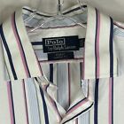 Polo Ralph Lauren Shirt Men’s 17 XL Regent Classic Fit  White Pink Blue Stripe