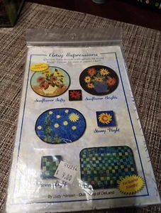 "Artsy Expressions", 3 Different Quilted Placemat Patterns by Judy Hansen, New - Picture 1 of 7