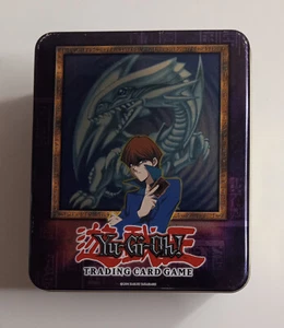 **NO CARDS** 2003 Yu-Gi-Oh Blue Eyes White Dragon Collectible Tin Only 1996 - Picture 1 of 7