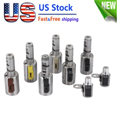 8件装09G变速器电磁阀套件适用于大众甲壳虫捷达高尔夫帕萨特  — 第 1/4 张图片