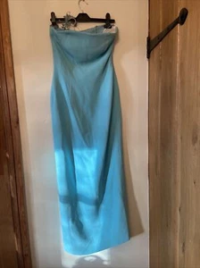 Womens Party Evening Xmas Cocktail Ladies Bodycon Off Shoulder Strapless Pencil - Picture 1 of 6