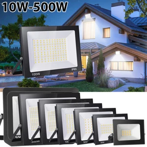 LED Flood Light 500W 300W 200W 100W 50W 30W 10W Watt Outdoor Lamp Spotlight 110V - Picture 1 of 15